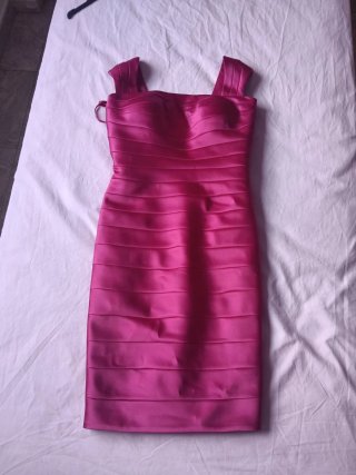 Vestido de fiesta rosa