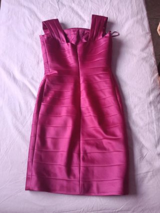 Vestido de fiesta rosa