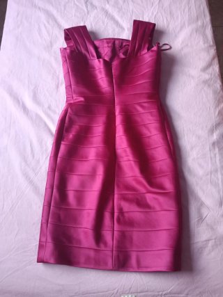 Vestido de fiesta rosa