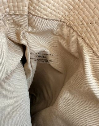 Neceser Chanel Beige y Negro