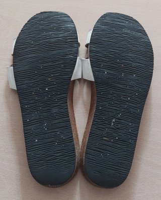Chanclas blancas mujer