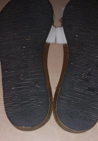 Chanclas blancas mujer