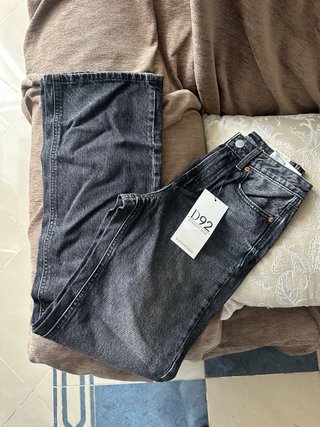 Pantalón Stradivarius D92 Recto Negro Talla 34