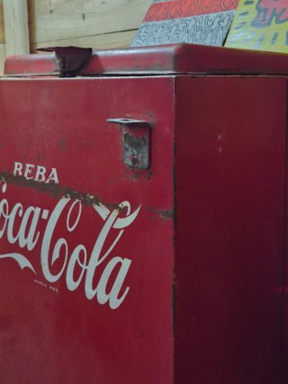Nevera Coca-Cola Roja Vintage