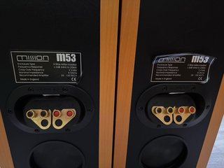 Altavoces Mission M53 Naranja/Plata
