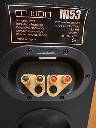 Altavoces Mission M53 Naranja/Plata