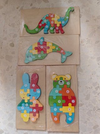 Puzzles de madera educativos