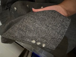 Chaquetón gris hombre