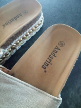 Sandalias Andarina Beige Talla 36