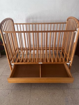 Cuna de madera evolutiva