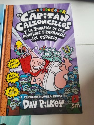 Libros Capitán Calzoncillos