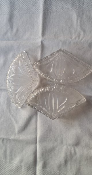 Antipastiera Cristallo e Acciaio
