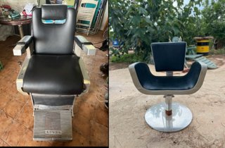 2 Sillones Barbería marca Henry y M.G. Bros
