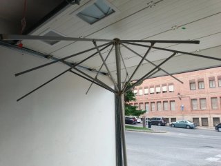 Estructura de sombrilla de aluminio