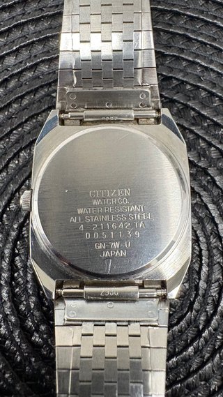 Orologio Citizen Quartz Quadrato 1200 Vintage