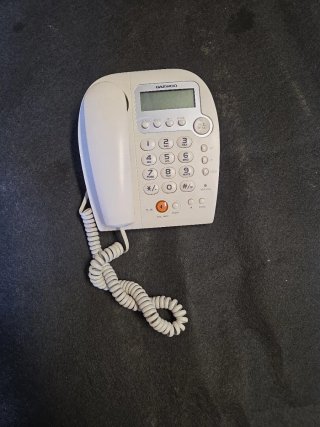 Teléfono fijo Daewoo blanco