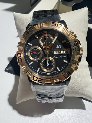 Jaen Marcel Reloj Negro y Dorado