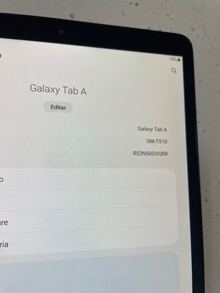 Samsung Galaxy Tab A T510 Negro