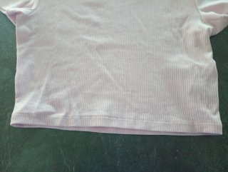 Camiseta rosa manga corta