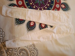 3 Pantalones Beige Talla 10