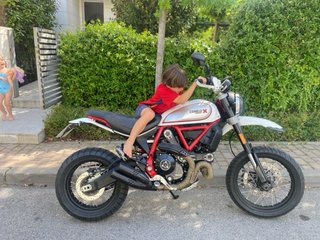 Ducati Scrambler Desert Sled Roja/Blanca