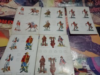 Soldados recortables figuras militares.