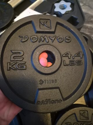 Kit de mancuernas Domyos de Decathlon de 20 kg