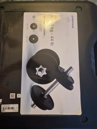 Kit de mancuernas Domyos de Decathlon de 20 kg