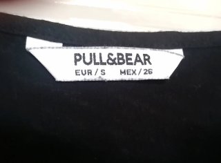 Blusa nera Pull&Bear taglia S