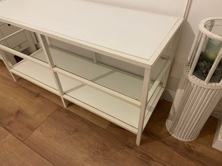 Mueble TV Vittsjo Ikea color blanco