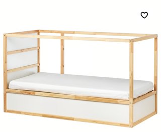 Cama Kura Ikea Madera Blanca