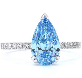 Anillo 18kt Oro Blanco Diamantes certificado IGI