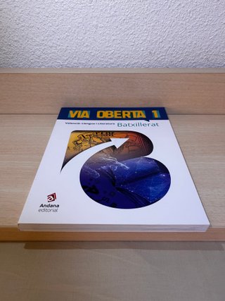 Valencià, llengua i literatura, batxillerat, 1