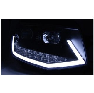 Faros Volkswagen T6 LED Fondo Negro