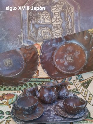 Juego de té japonés siglo XVIII