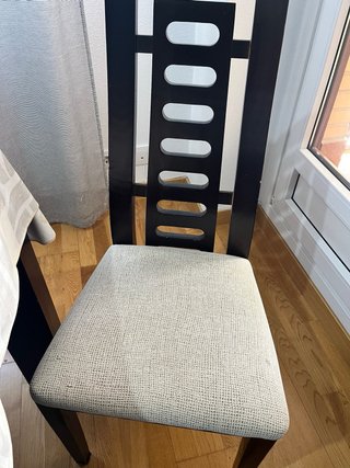 6 Sillas comedor para encolar. Con golpes de uso