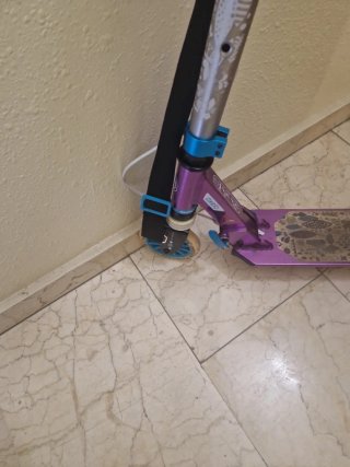 Patinete Oxelo Doble Freno Morado y plegable