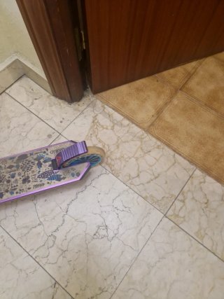 Patinete Oxelo Doble Freno Morado y plegable
