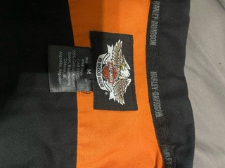 Camisa Harley-Davidson Negra y Naranja