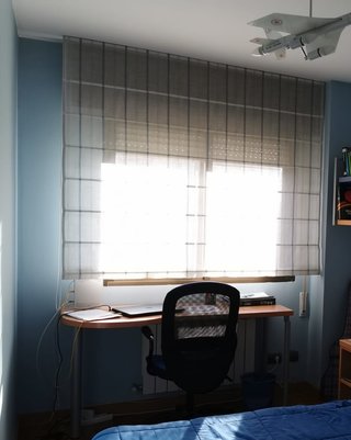 Escritorio de oficina madera y metal