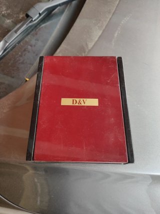 Cartera de piel Daviletto marrón