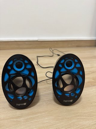 Altavoces USB DigiVolt Negros y Azules