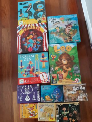 Lote 11 juegos de mesa infantiles