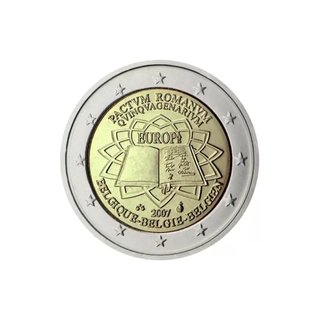 Moneda 2€ Bélgica 2007 50 Años Tratado SC