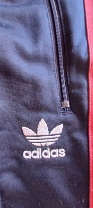 Chándal Adidas  Azul y burdeos