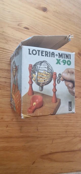 Lotería Mini X-90 Años 70