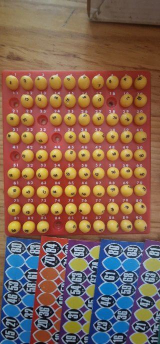 Lotería Mini X-90 Años 70