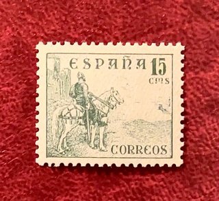 Bonito conjunto sellos Post Guerra Civil El Cid