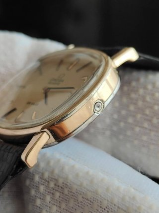 Omega De Ville Chapado Oro Reloj