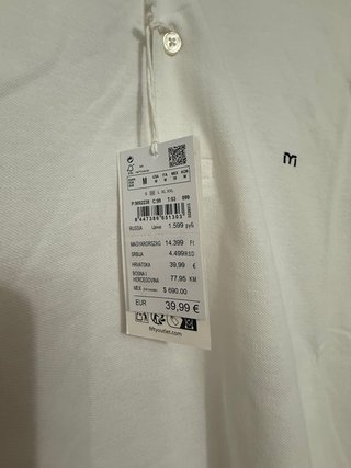 Polo Manga Larga Talla M de Milano